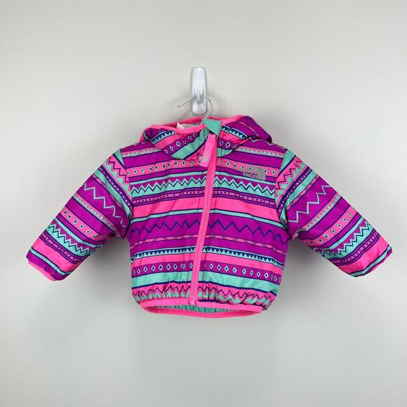 The North Face Girls Reversible Perrito Jacket 0-3 Months - Picture 1 of 12